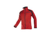 JAS SN SOFTSHELL PIEMONTE 9834 ROOD/ZWART S