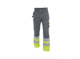 BROEK DS OMAHA 245GR GRIJS/FLUOGEEL 36