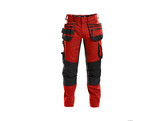 BROEK DS FLUX 65/35 ROOD/ZWART 58