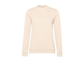 SWEATER B C SET-IN WOMEN FRENCH TERRY PALE PINK S