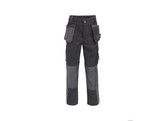 BROEK DS SEATTLE KIDS 65/35 ZWART/GRIJS 104