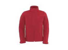 Heren softshell Hooded B C