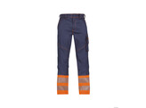 BROEK DS PRINCETON MARINE/FLUO-ORANJE 50