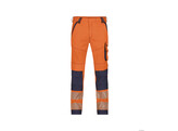 BROEK DS ARUBA FLUO-ORANJE/MARINE 40